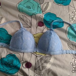 NWOT Light Blue Lacy Bra